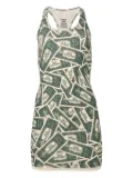 VETEMENTS Million Dollar mini dress - Green