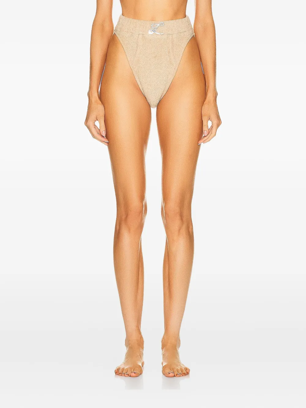 LaQuan Smith high-waisted briefs | Neutrals | Image 1