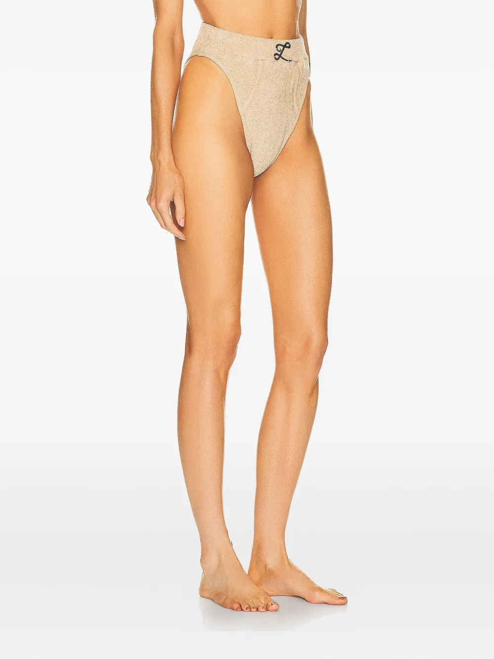  Laquan Smith Slip Mit Hohem Bund   Nude 