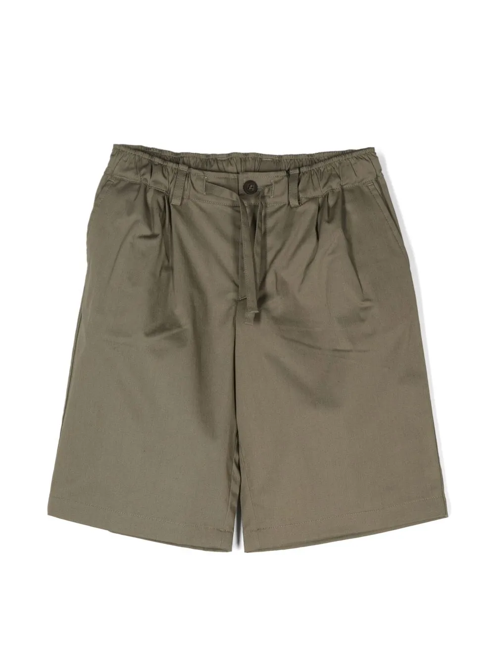 

Dolce & Gabbana Kids shorts con cordones en la pretina - Verde