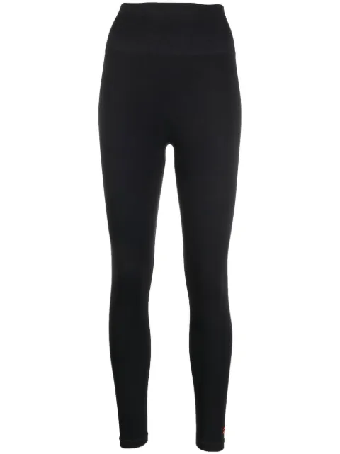 Reebok leggins con tiro alto y logo estampado