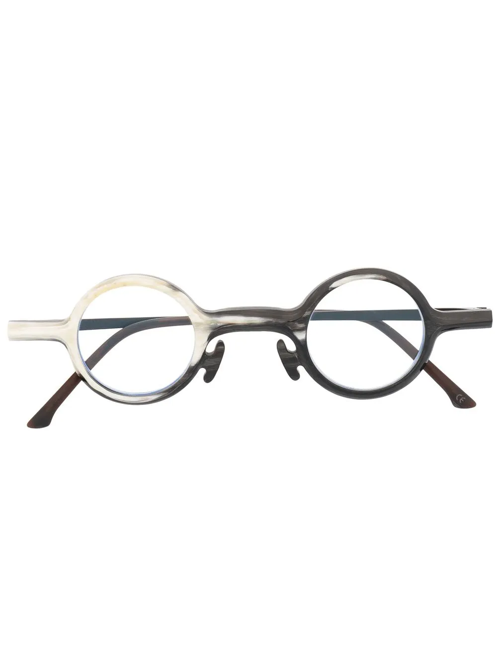 

Rigards round-frame optical glasses - Black