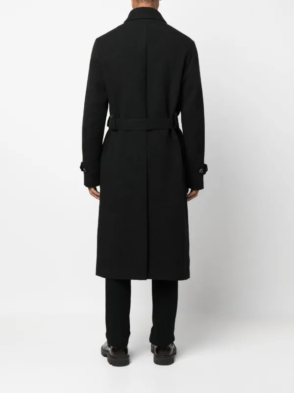 完売品curl double breasted belt point coat Trench coat with belt, Camel - Sisley