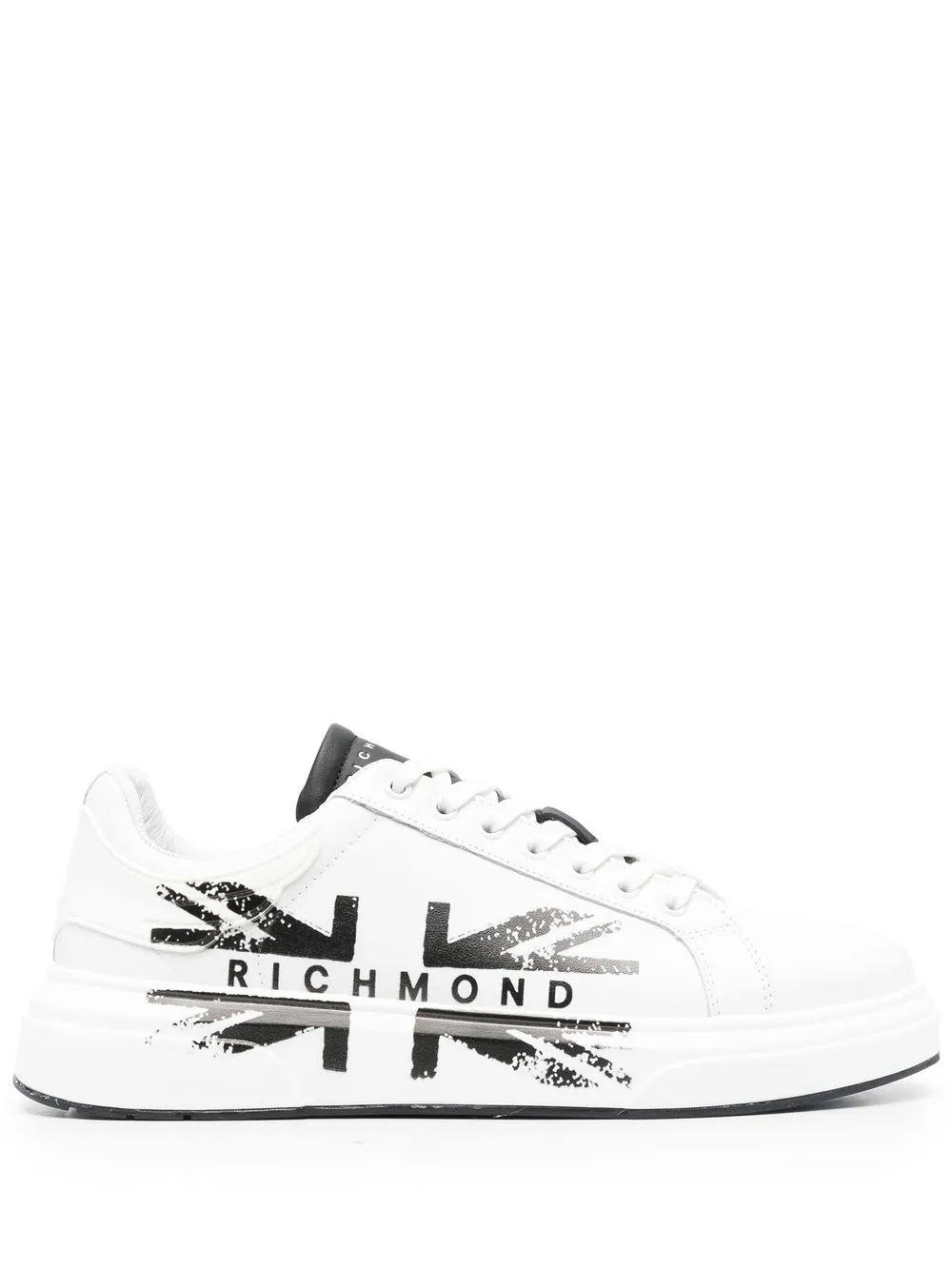 

John Richmond tenis bajos con logo - Blanco