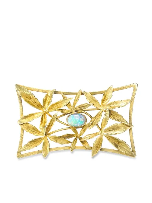 Broche Antique Nouveau en 18ct sertie d'opale - Pragnell Vintage - Modalova