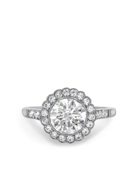 Pragnell Vintage platinum diamond ring