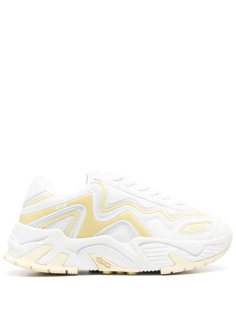 

MSGM tenis con logo - Blanco