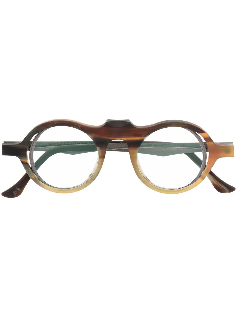 

Rigards round-frame glasses - Brown