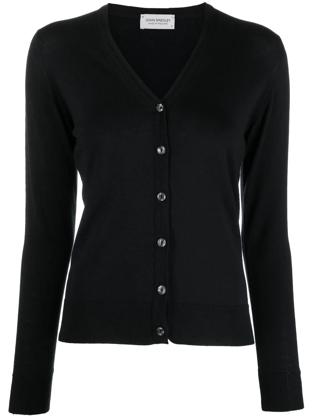 

John Smedley Moana merino wool cardigan - Black