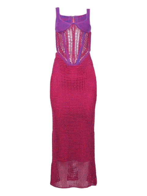Dion Lee corset-effect dress
