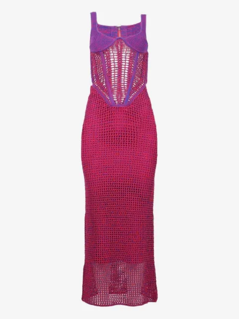 Dion Lee corset-effect dress