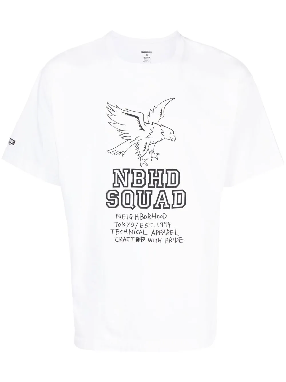 

Neighborhood NBHD-logo short-sleeve T-shirt - White