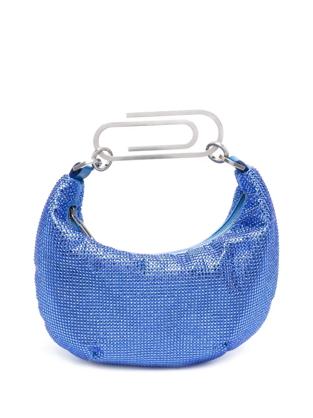 

Off-White bolsa hobo Paperclip 20 con detalle de strass - Azul