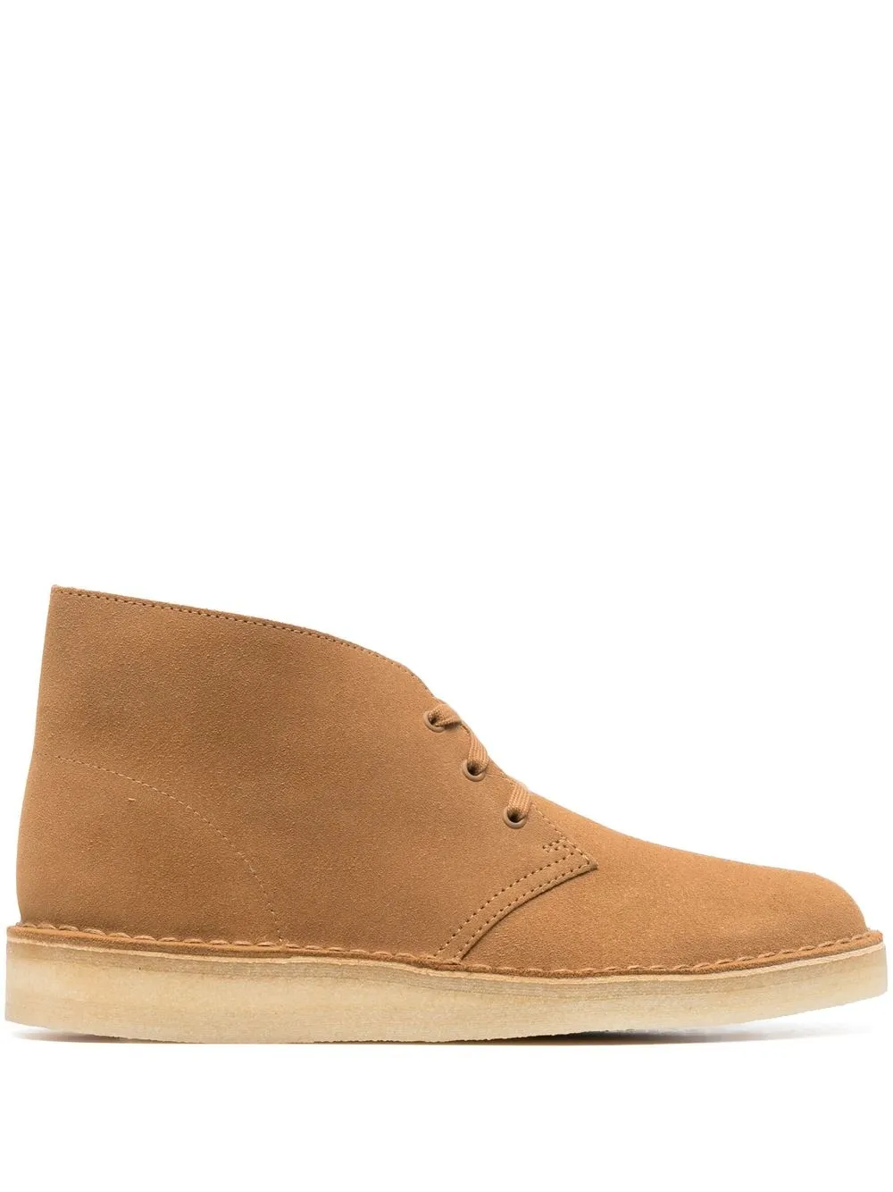 

Clarks Originals botas desierto de gamuza con agujetas - Marrón