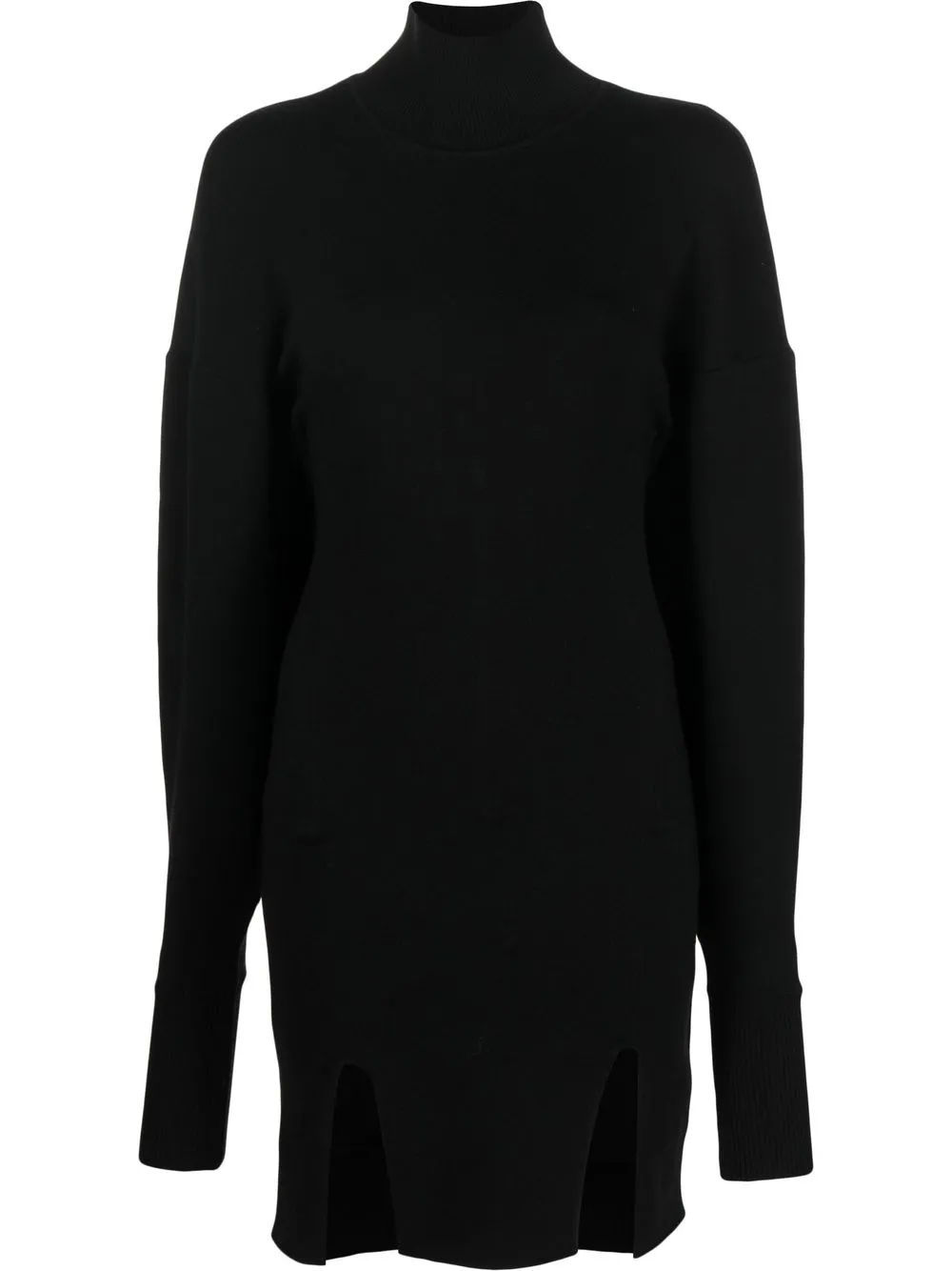 

ALESSANDRO VIGILANTE vestido estilo suéter con cuello vuelto - Negro