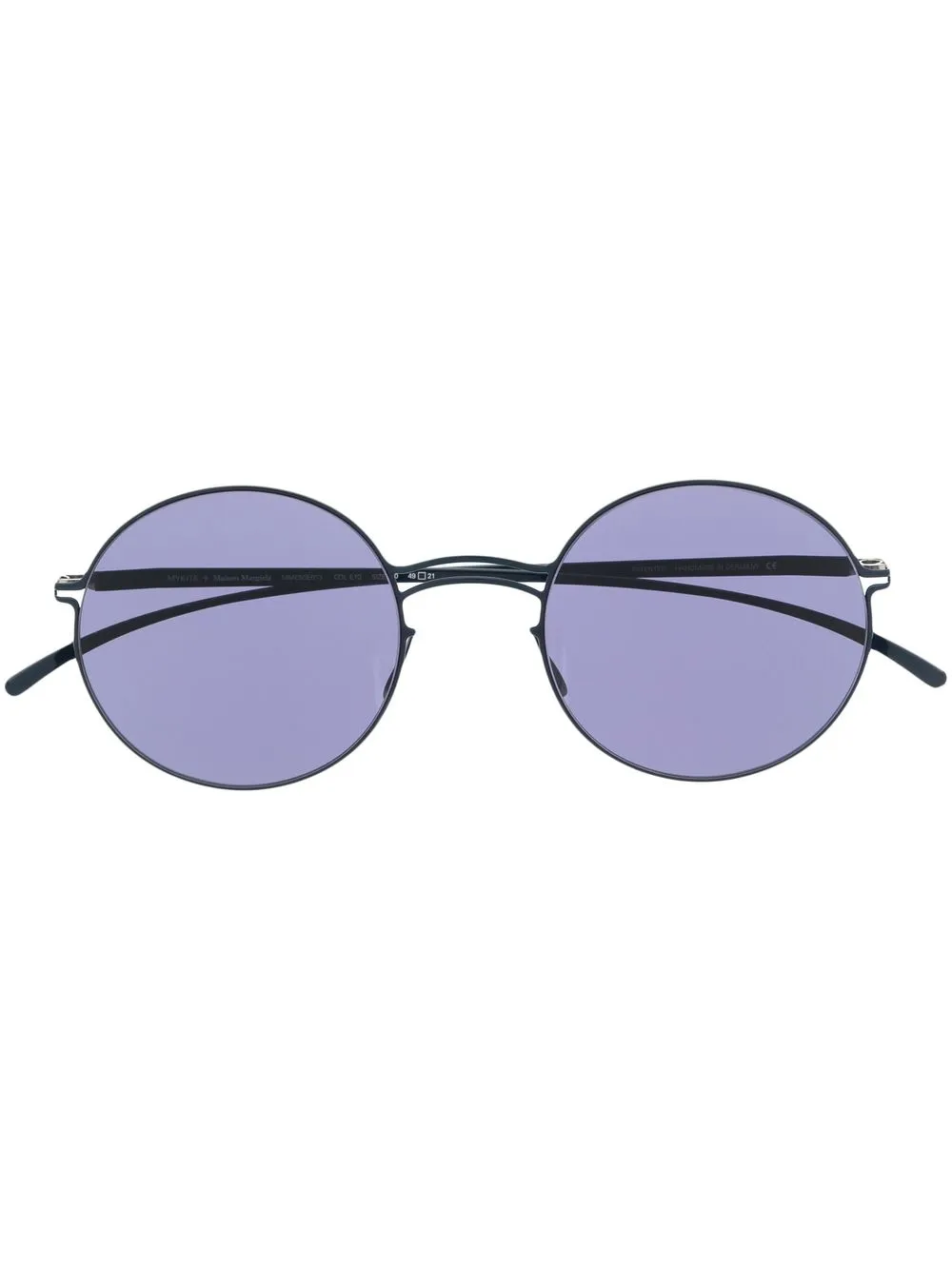 

Mykita x Maison Margiela round-frame sunglasses - Blue