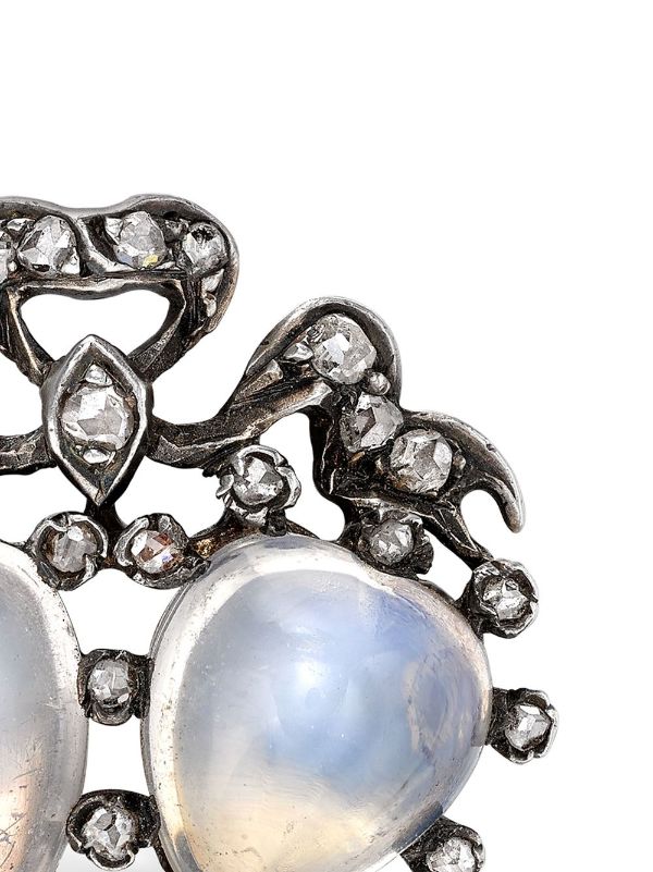 Moonstone brooch deals