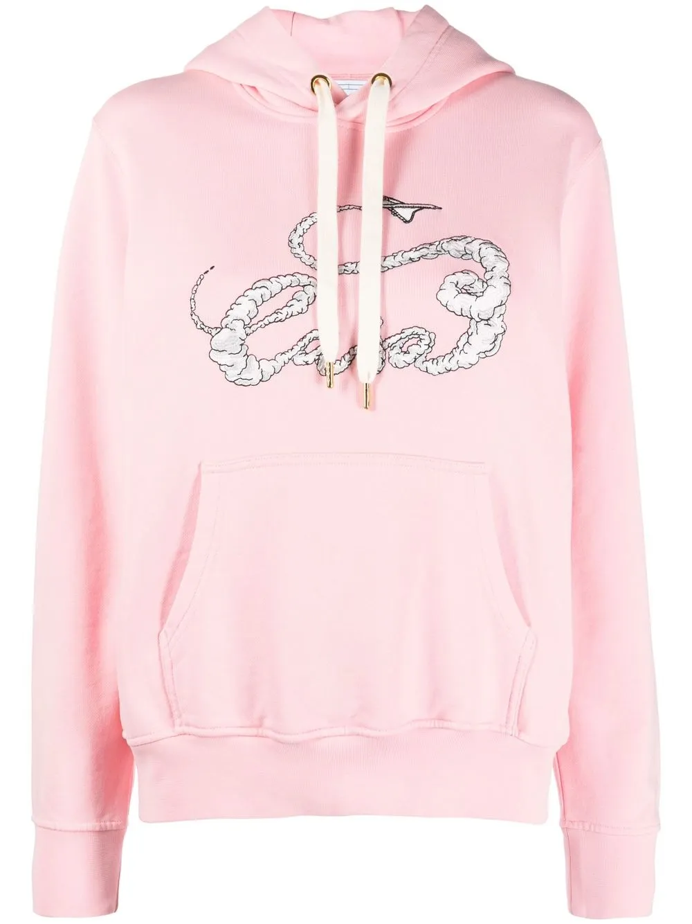 

Casablanca hoodie con logo estampado - Rosado