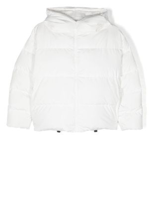 Farfetch Mädchen Kleidung Jacken & Mäntel Jacken Puffer Hooded puffer jacket & Daunenjacken 