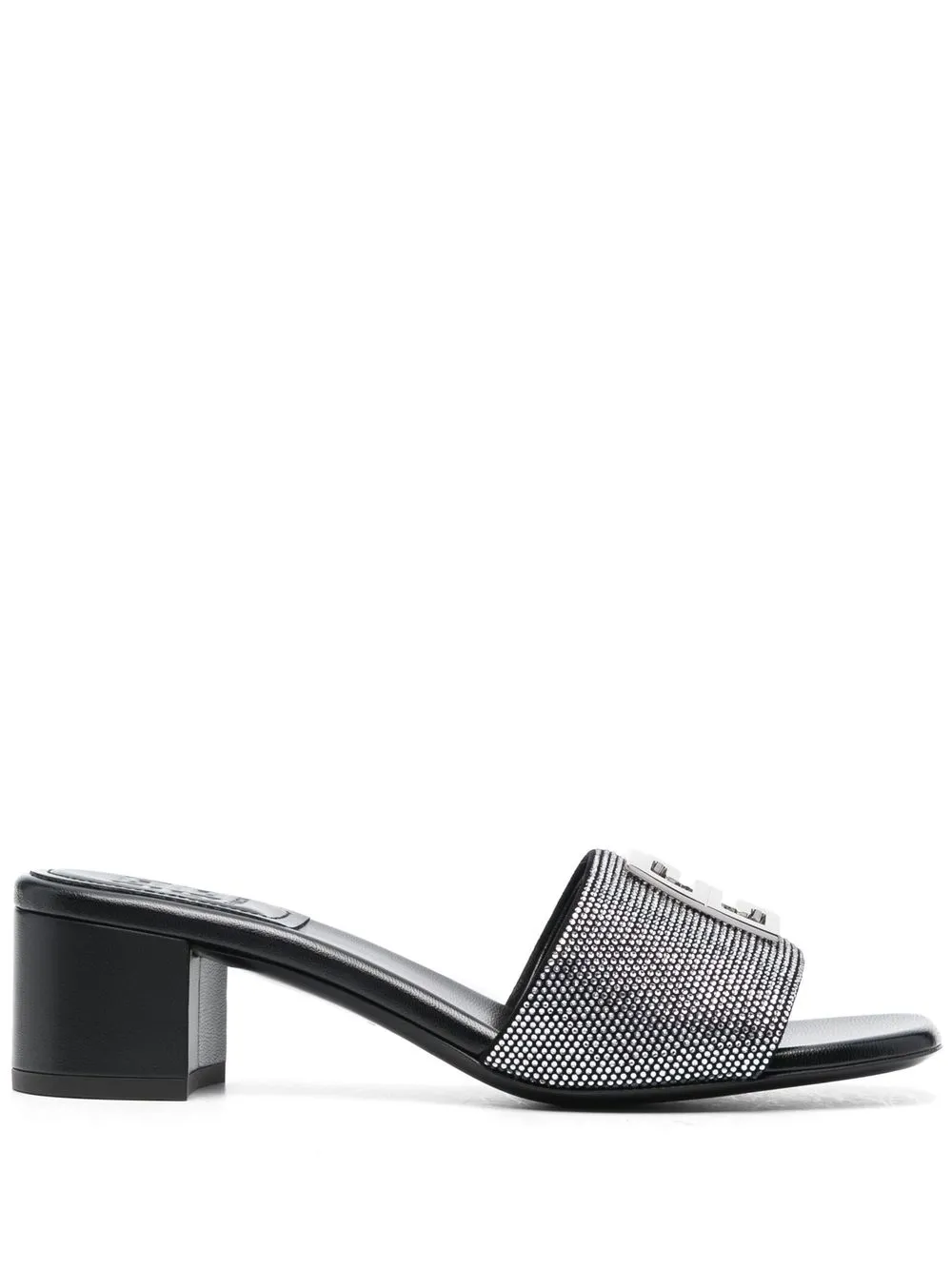 

Givenchy 4G-plaque 50mm heeled sandals - Silver