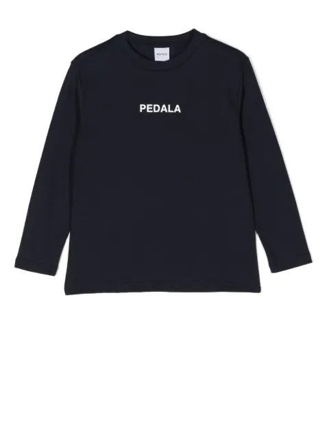 Aspesi Kids slogan-print T-shirt