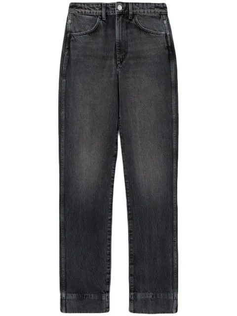 RE/DONE jeans rectos con tiro alto estilo años 70