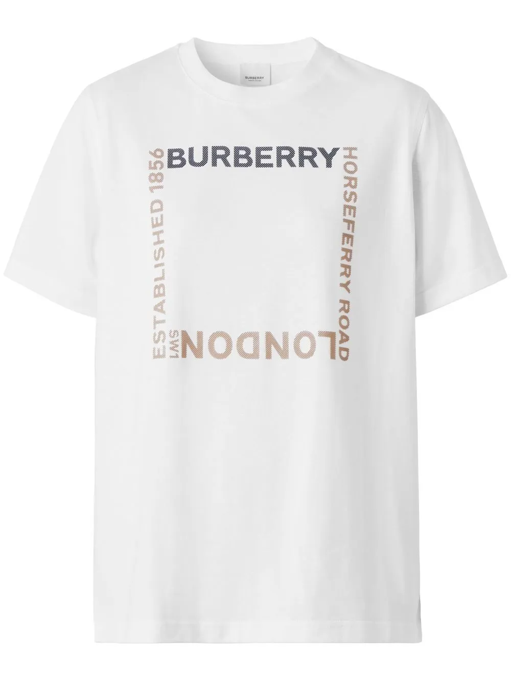 Burberry Horseferry-print Short-sleeved T-shirt In White