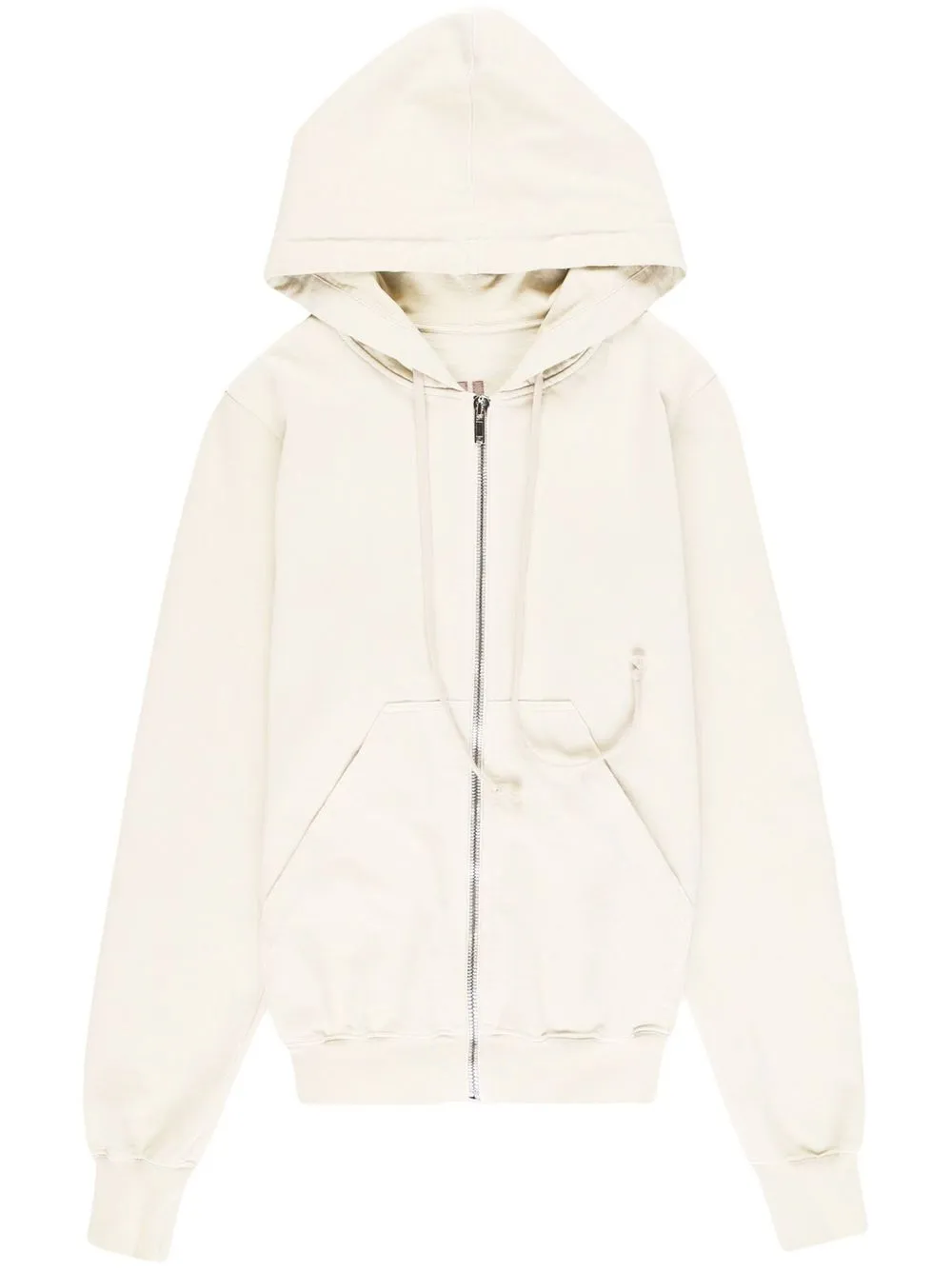 

Rick Owens DRKSHDW zip-fastening drawstring hoodie - Neutrals