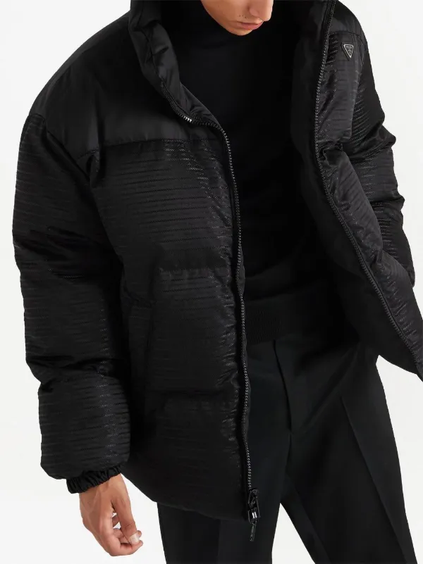 Black Re-Nylon Down Jacket