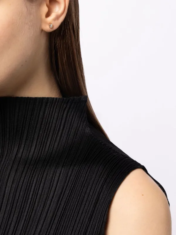 Lizzie Mandler Fine Jewelry Mini Diamond ピアス 18Kイエロー