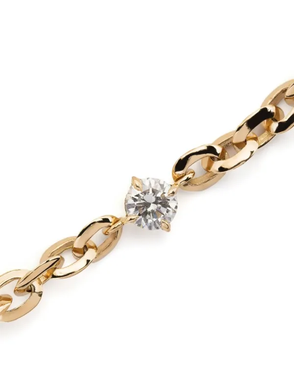 Lizzie Mandler Fine Jewelry 18kt Yellow Gold XS Knife Edge Diamond