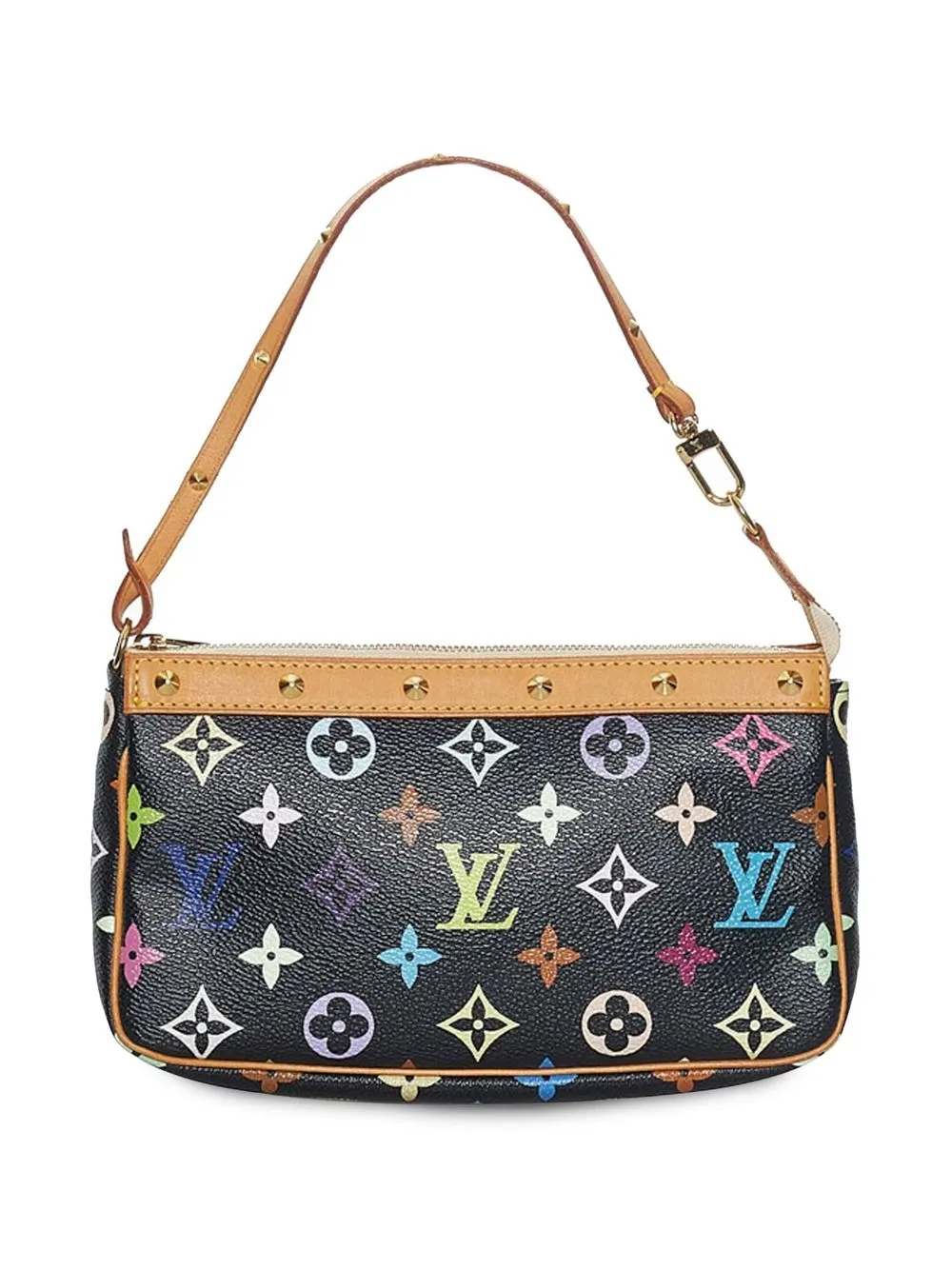 

Louis Vuitton x Takashi Murakami 2003 pre-owned Pochette Accessoires clutch bag - Black