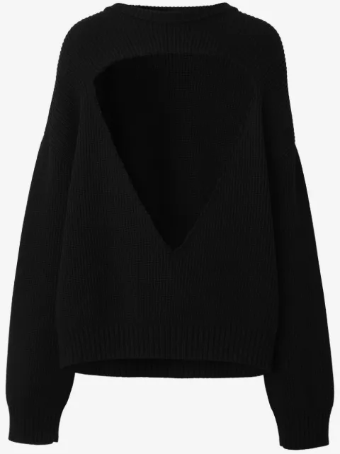 Burberry cut-out wool jumper