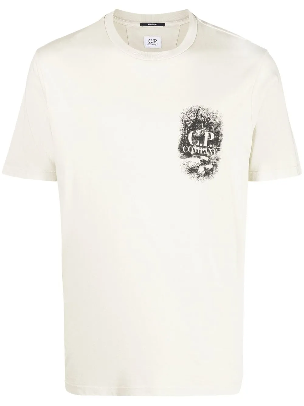 

C.P. Company playera con logo estampado y cuello redondo - Neutro
