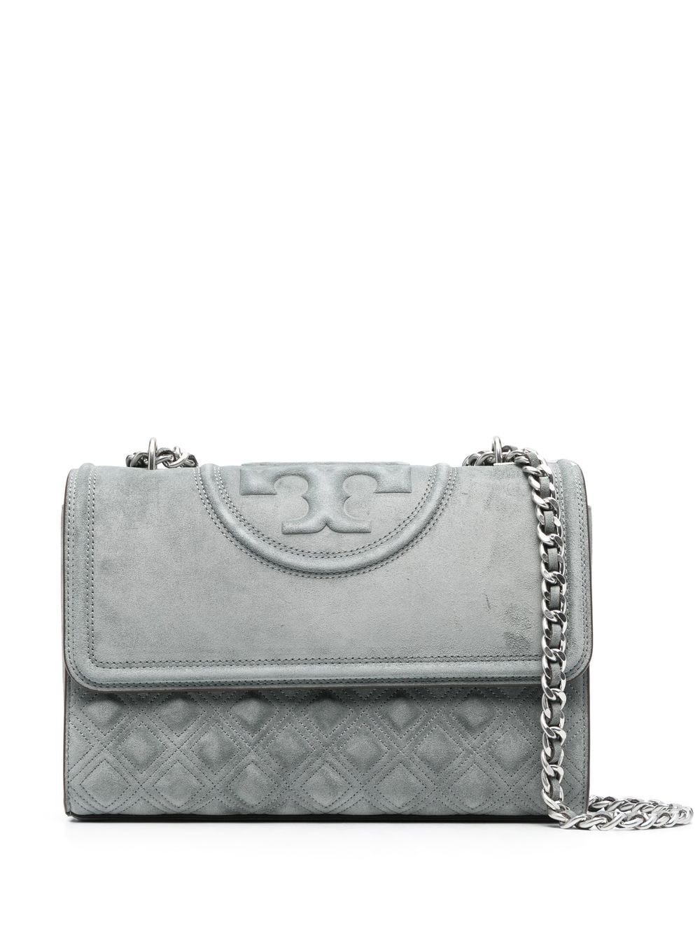 

Tory Burch bolsa de hombro con logo en relieve - Azul