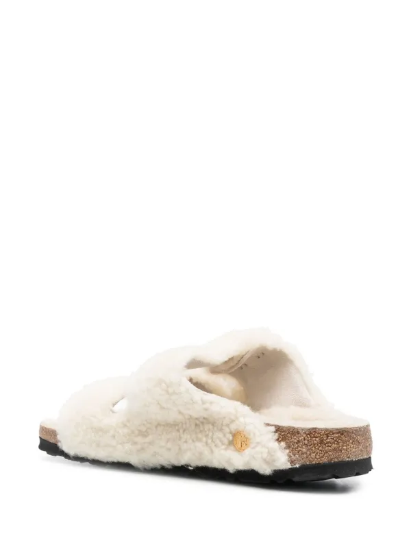 Fluffy birkenstocks white new arrivals