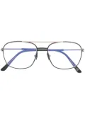 TOM FORD Eyewear pilot-frame optical glasses - Black