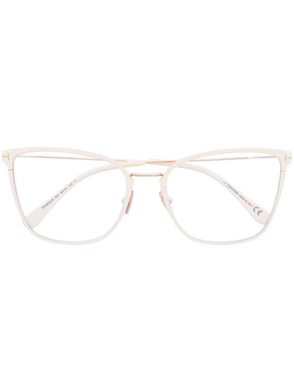 

TOM FORD Eyewear lentes con armazón cat eye - Neutro