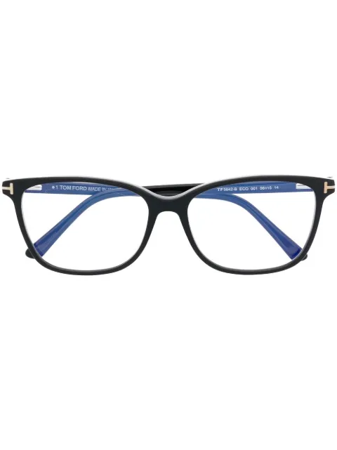 TOM FORD Eyewear square-frame logo-plaque glasses