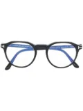 TOM FORD Eyewear FT5833B round-frame glasses - Black