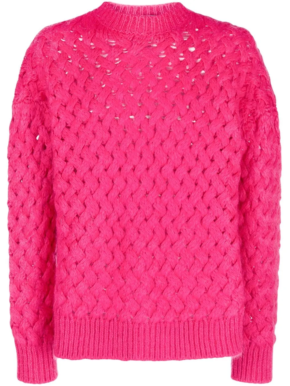 

Bonsai woven-knit jumper - Pink