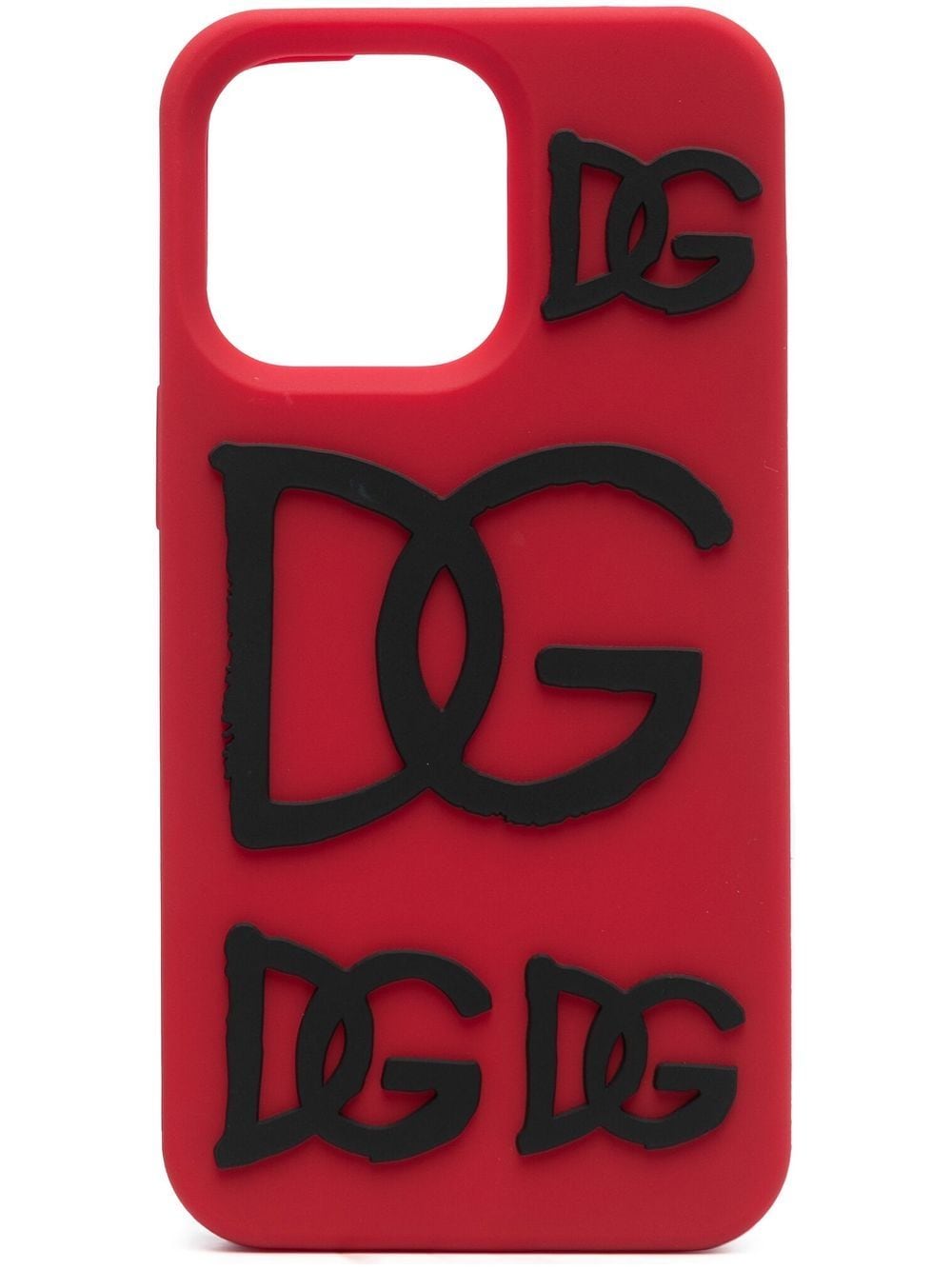 Shop Dolce & Gabbana 3d-logo Iphone 13 Pro Case In Red