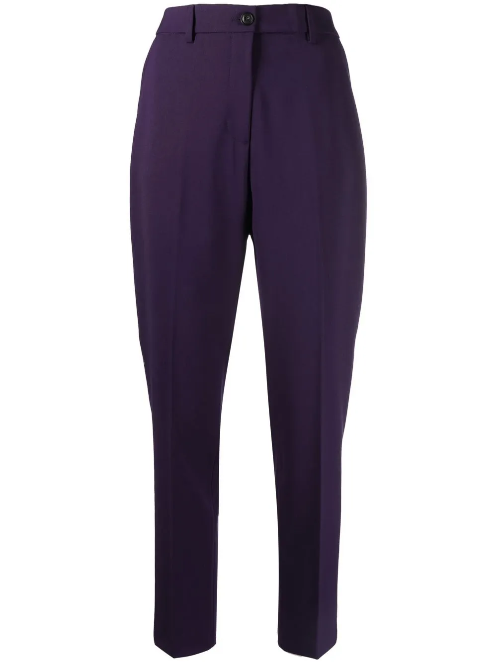 

Seventy pantalones rectos con tiro alto - Morado