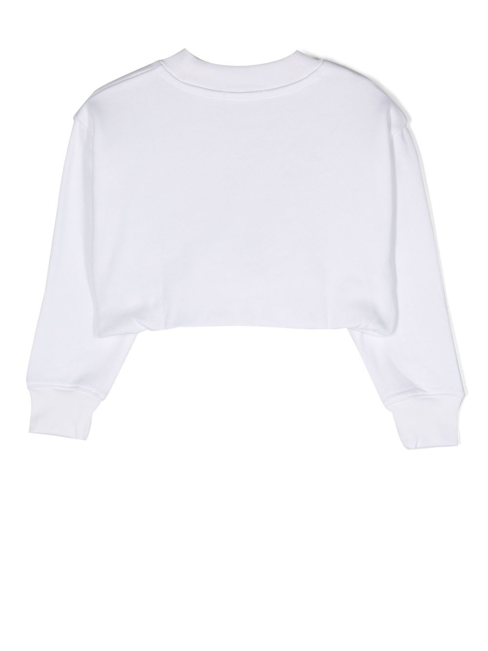 Calvin Klein Kids Sweater met logoprint - Wit