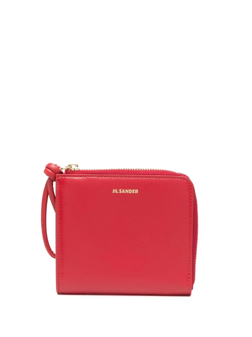 

Jil Sander cartera con logo en relieve - Rojo