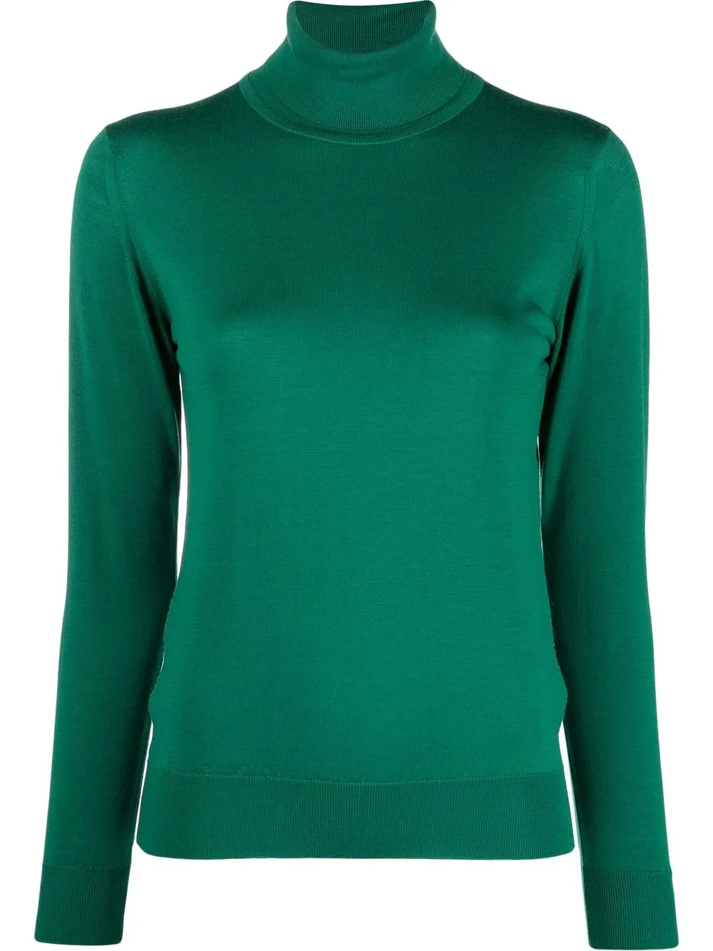 

John Smedley Alenna roll-neck merino jumper - Green