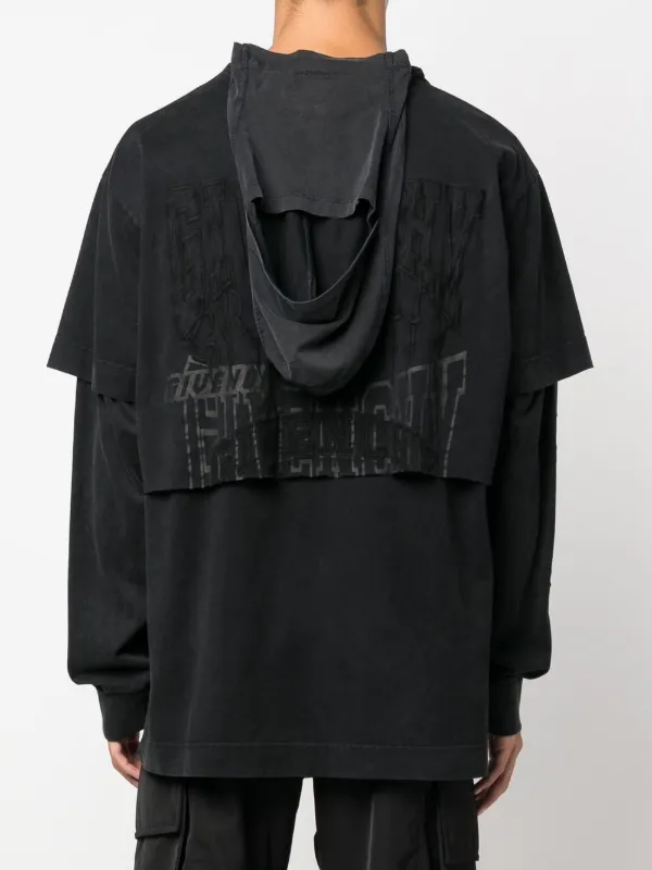 Givenchy ジバンシィ ロゴ ロングTシャツ | ブラック | FARFETCH JP