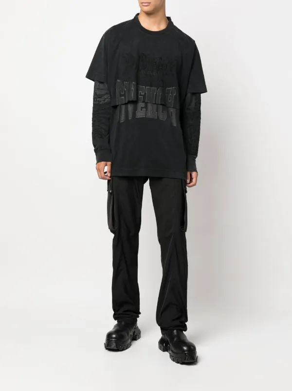 Givenchy ジバンシィ ロゴ ロングTシャツ | ブラック | FARFETCH JP