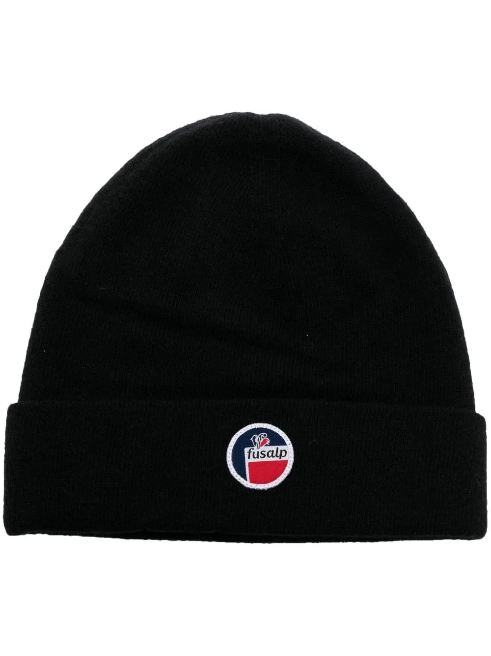 

Fusalp logo-stamp merino-cashmere beanie - Black