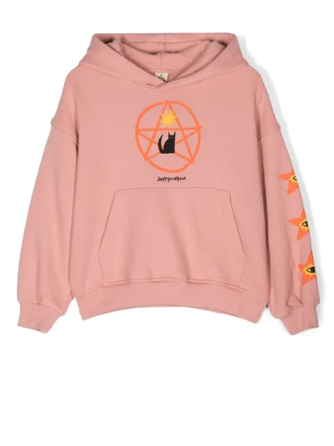 JELLYMALLOW hoodie à imprimé Cat Planet